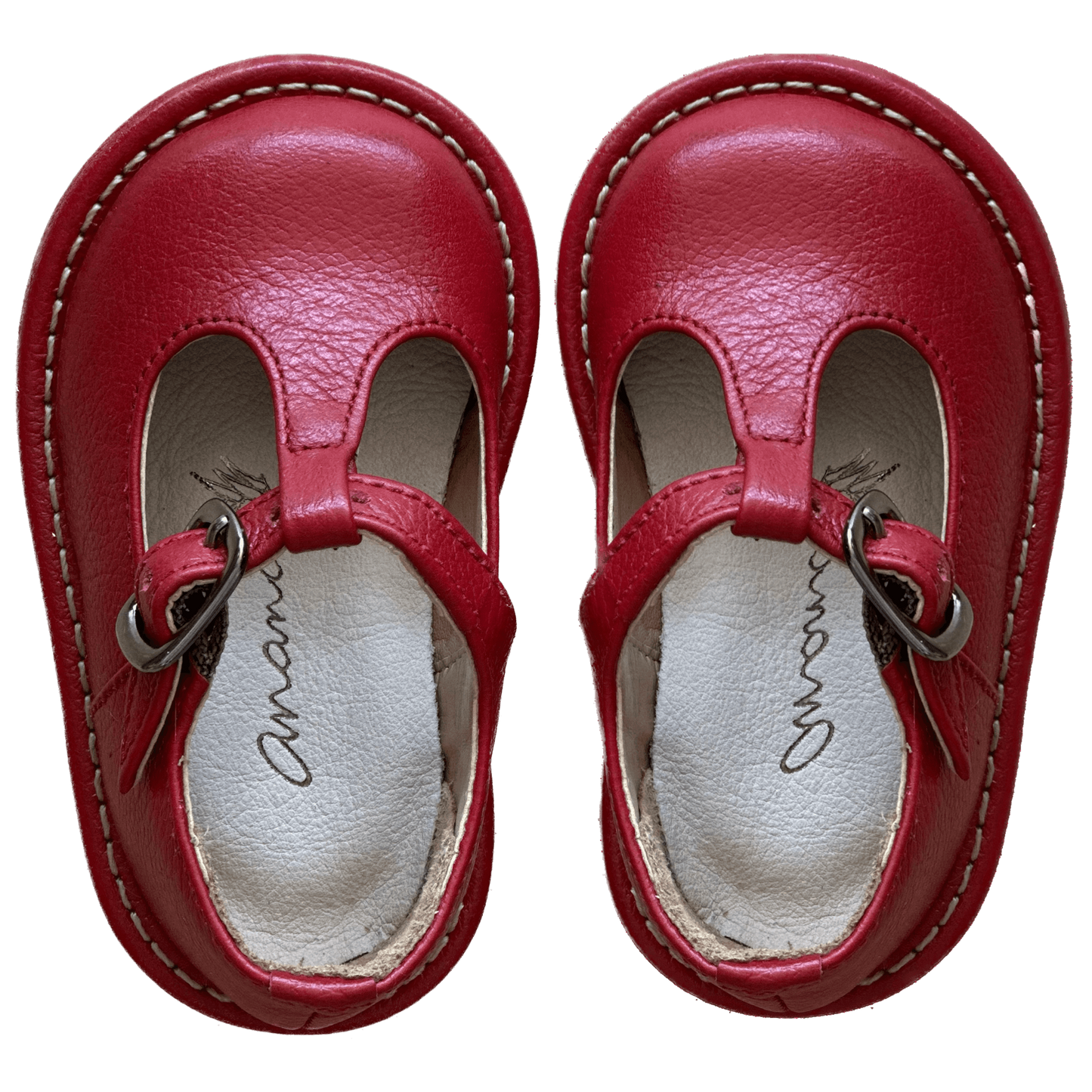 Sapato Infantil Ananás George Couro Vermelho