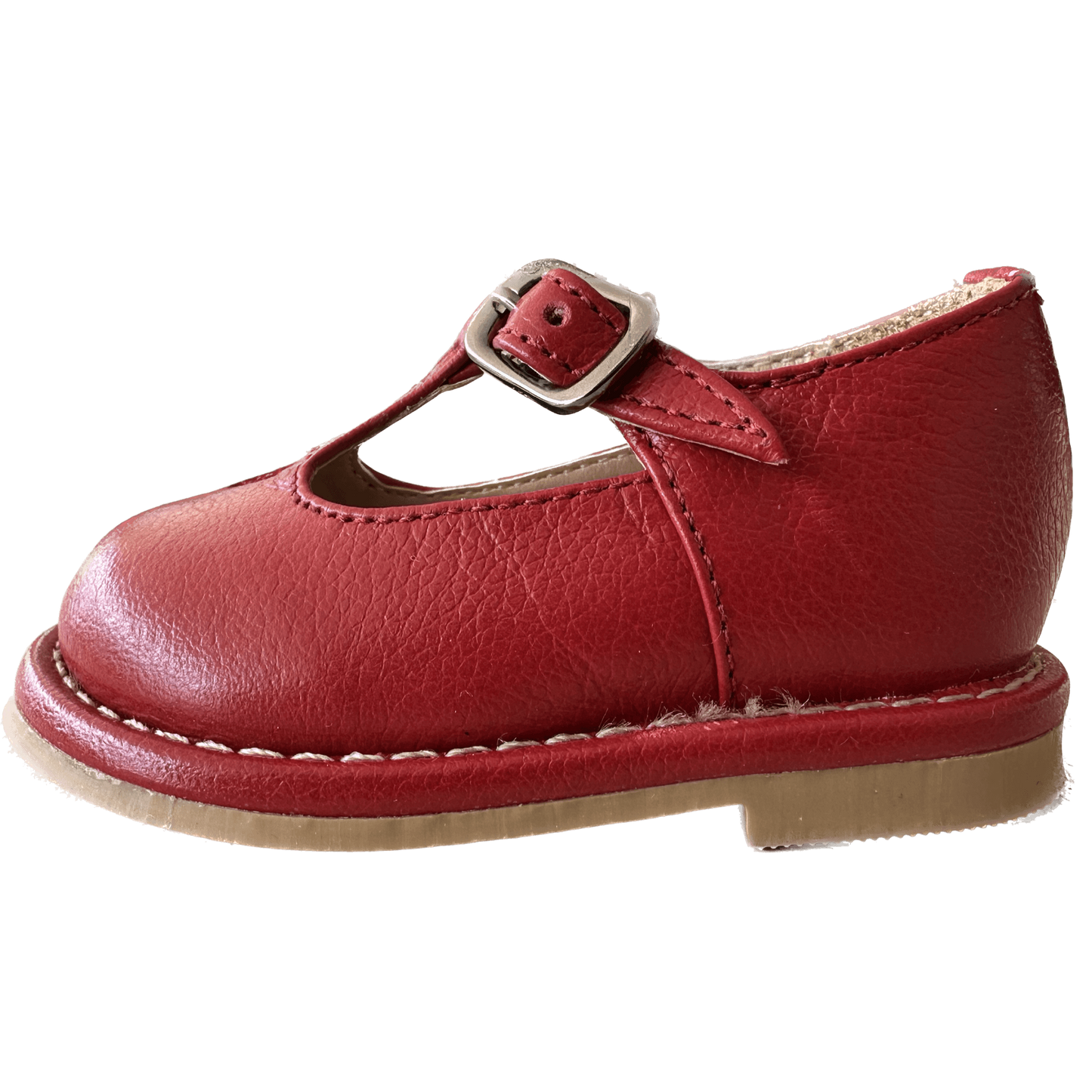 Sapato Infantil Ananás George Couro Vermelho