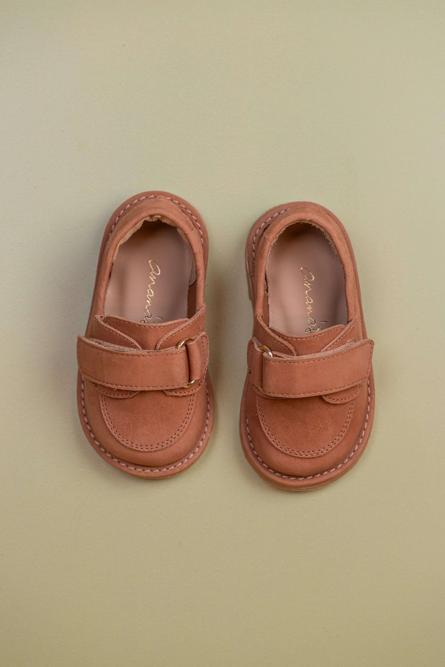Sapato Infantil Ananás Roger Sued Caramelo
