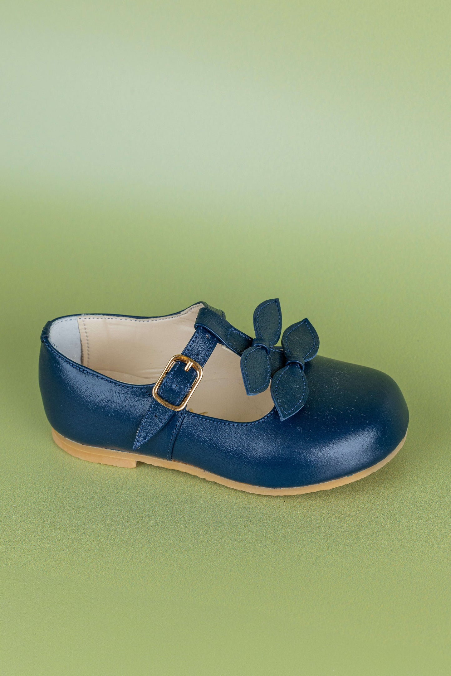 Sapato Infantil Ananás Sylvie Couro Marinho