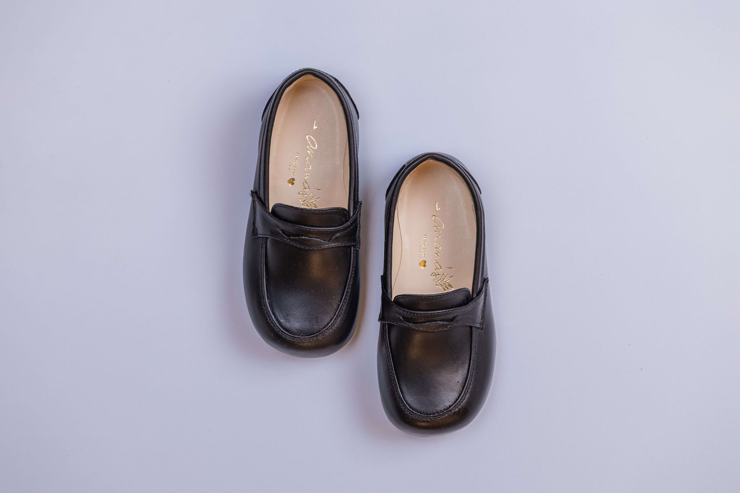 Sapato Infantil Ananás Teco Couro Preto