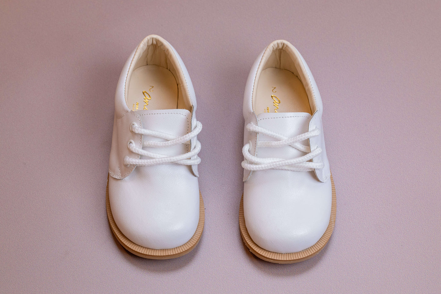 Sapato Infantil Ananás Brogue John Branco