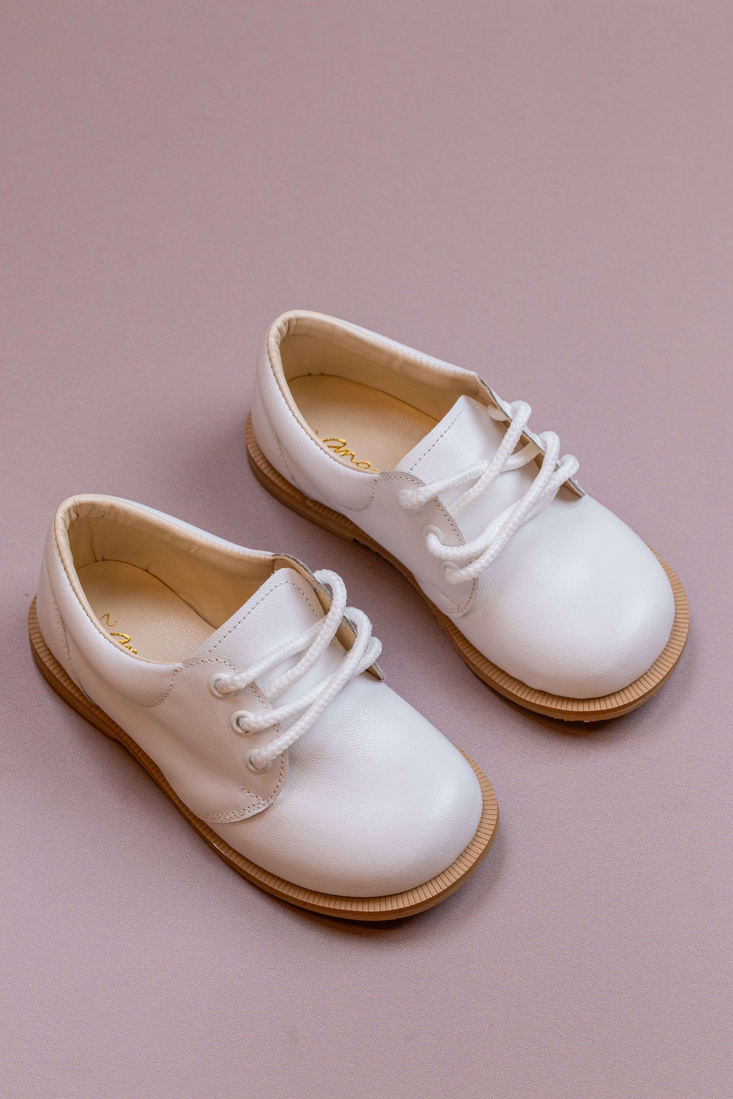 Sapato Infantil Ananás Brogue John Branco