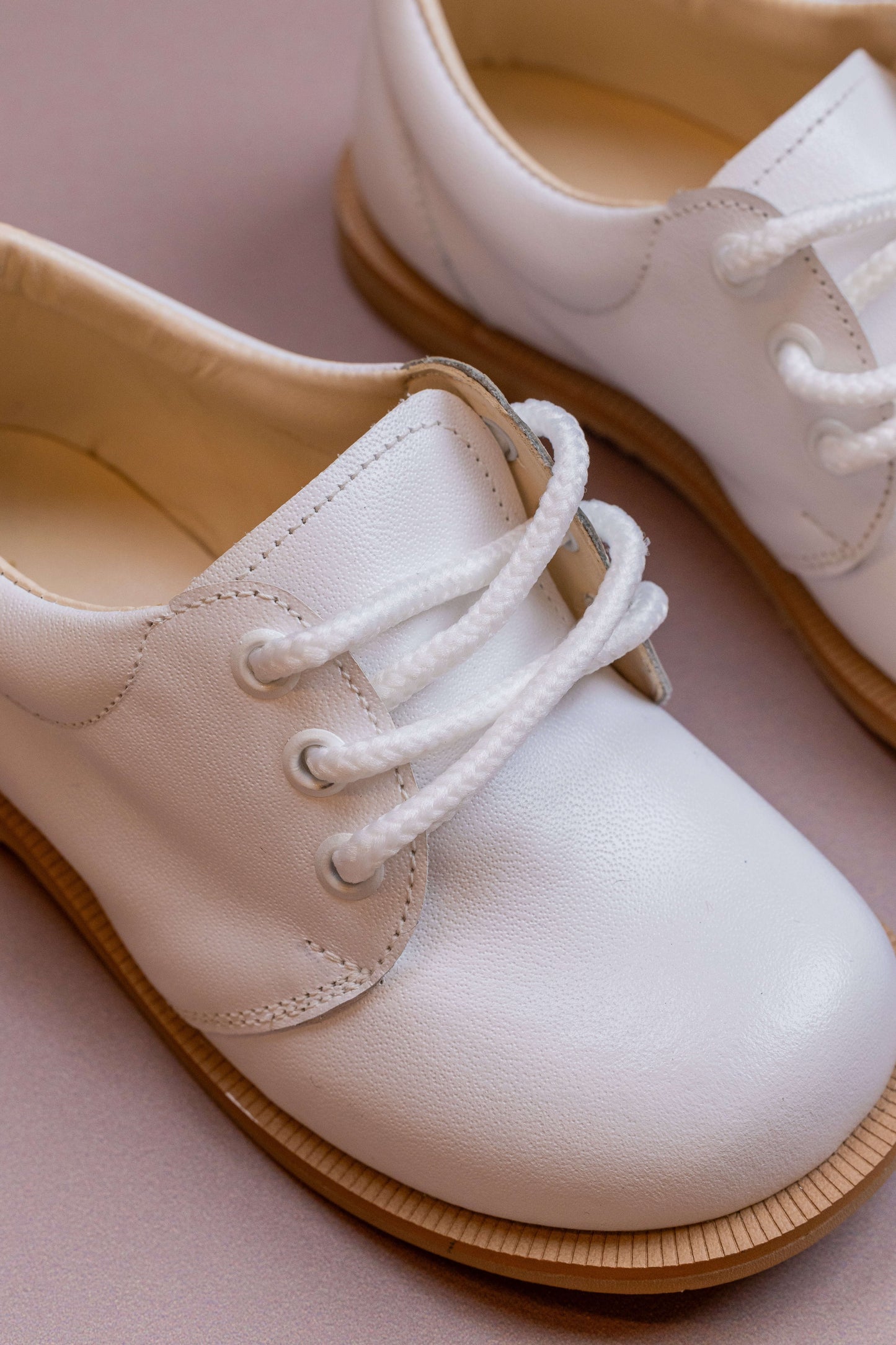 Sapato Infantil Ananás Brogue John Branco