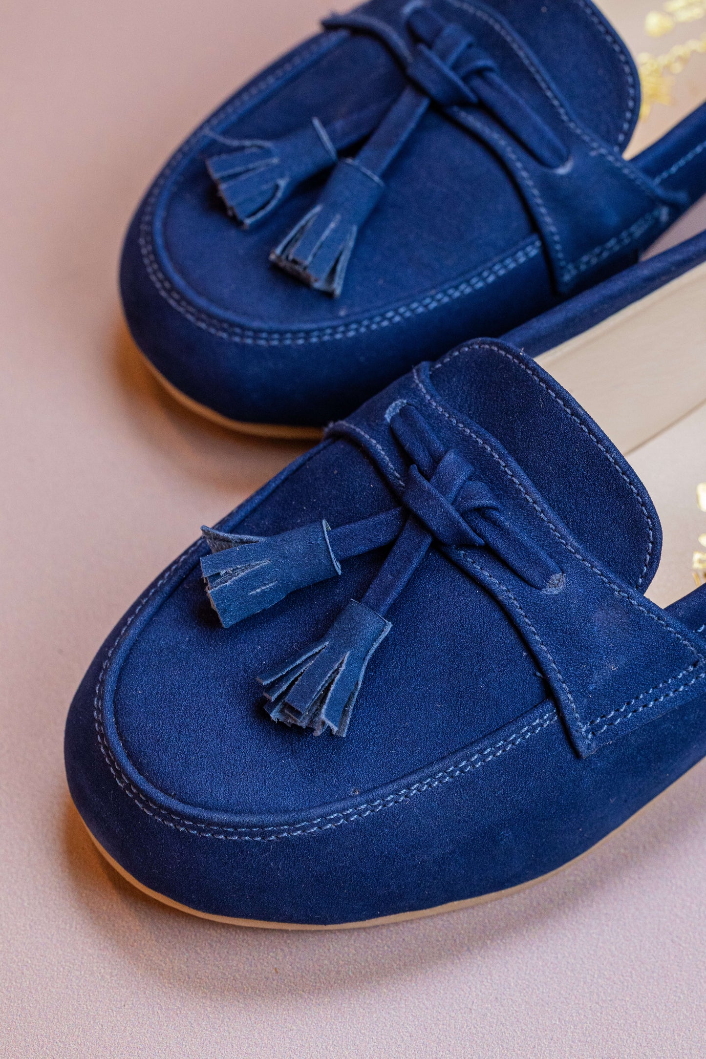 Sapato Infantil Ananás Teco Couro Nobuck Azul Marinho