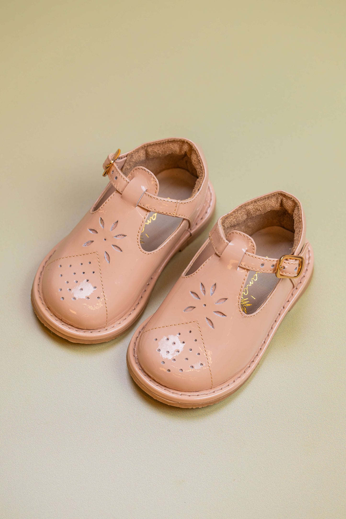 Sapato Infantil Ananás Rosie Couro verniz rose