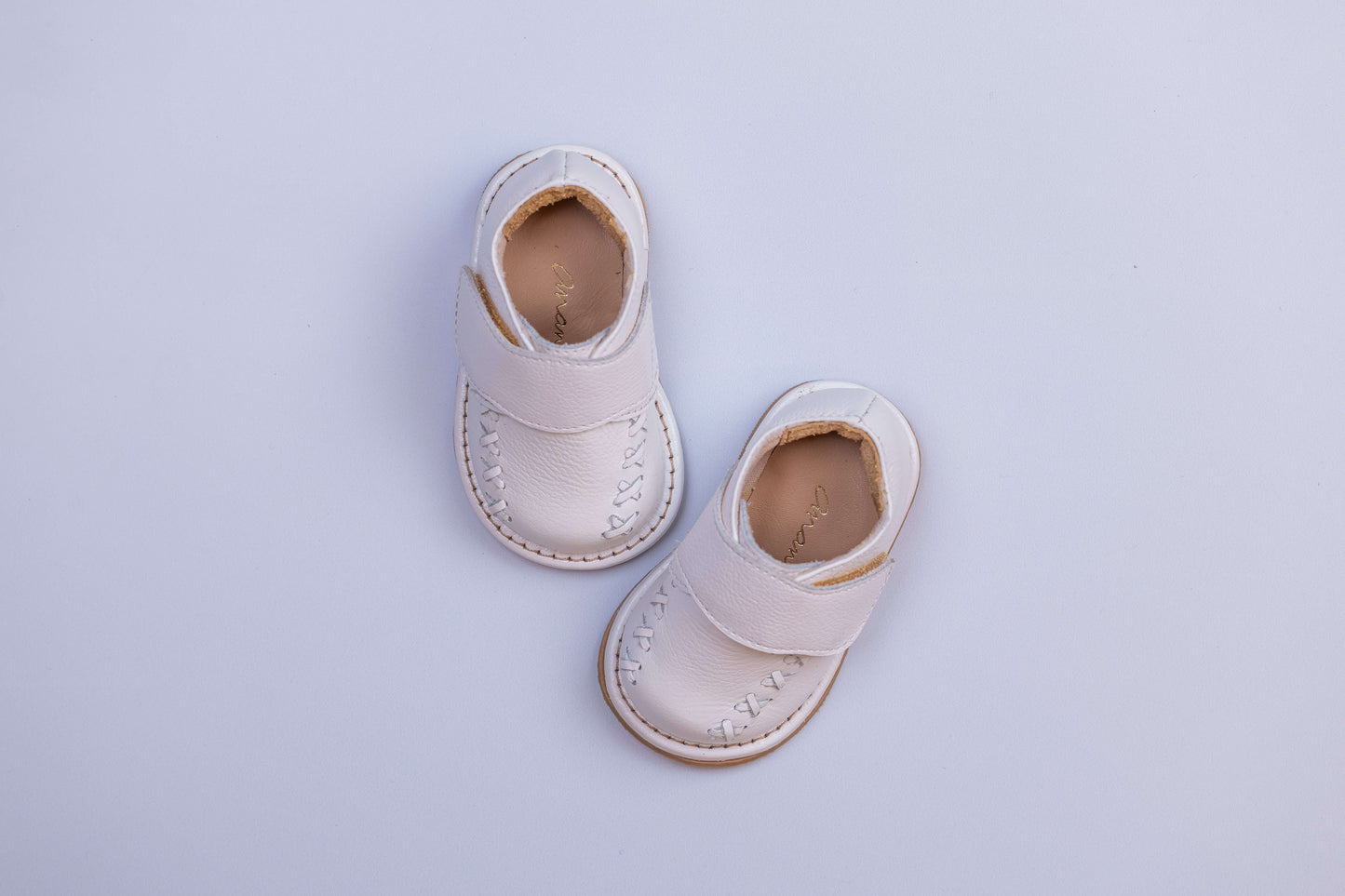 Sapato Infantil Ananás Jimmy Couro Branco