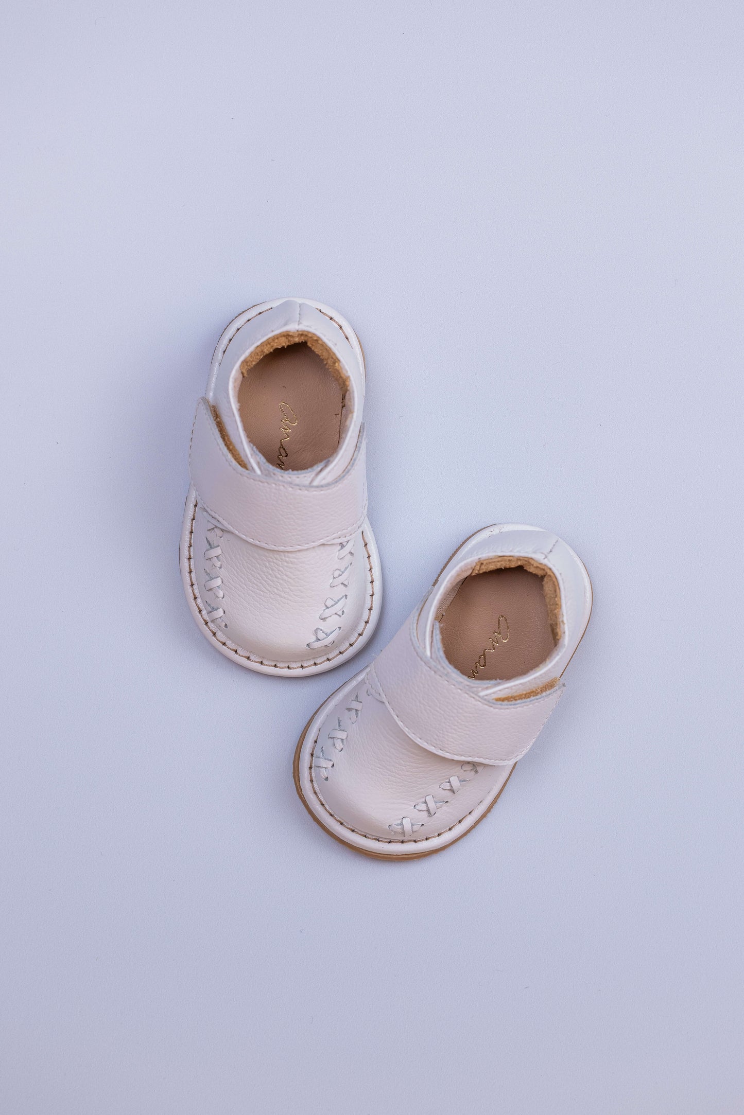 Sapato Infantil Ananás Jimmy Couro Branco