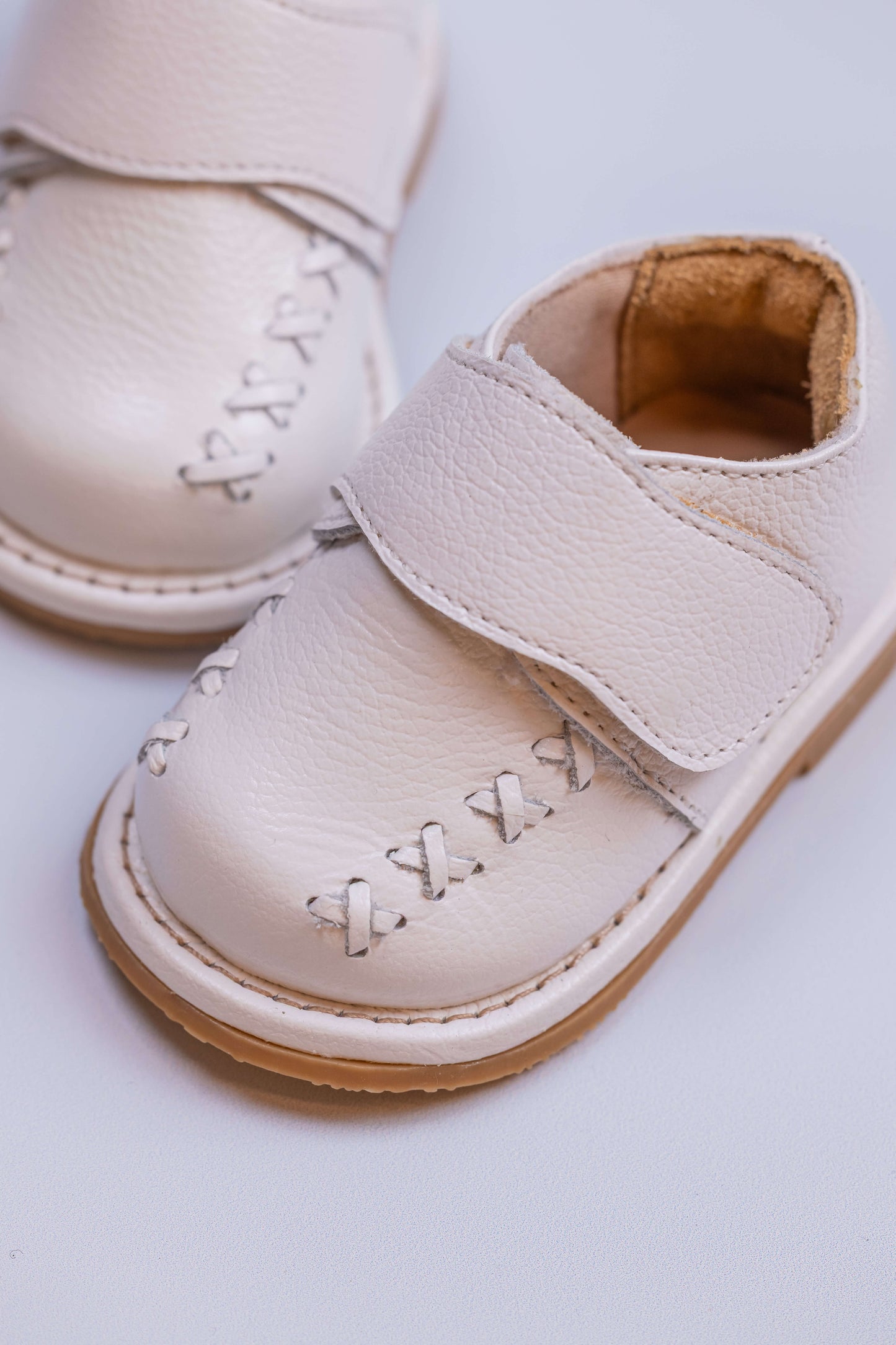 Sapato Infantil Ananás Jimmy Couro Branco