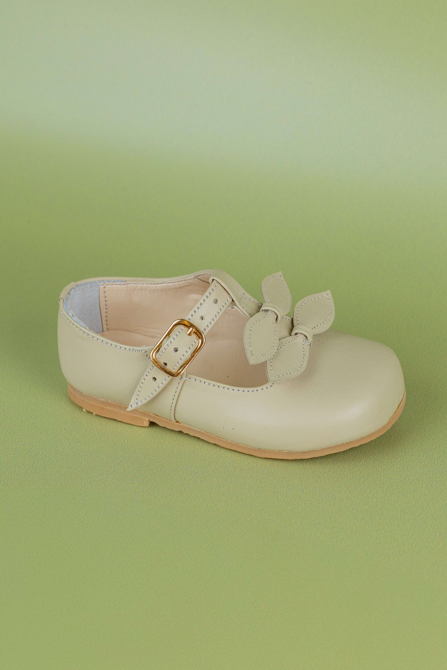 Sapato Infantil Ananás Sylvie Couro Marfim