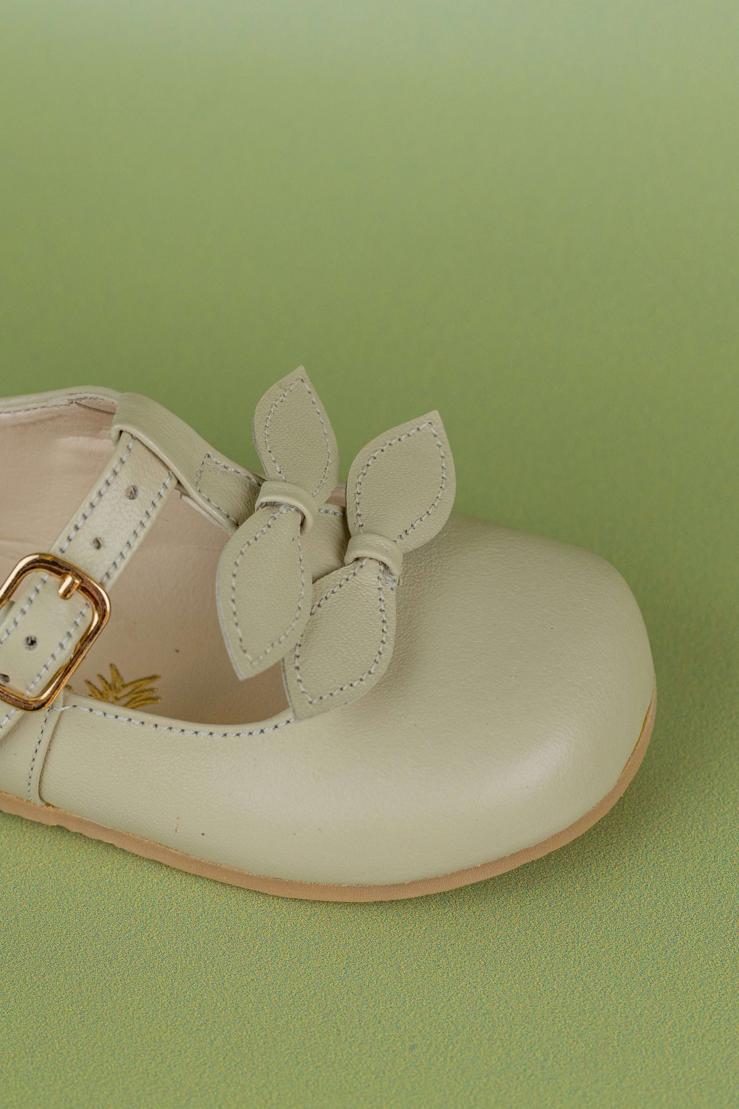 Sapato Infantil Ananás Sylvie Couro Marfim