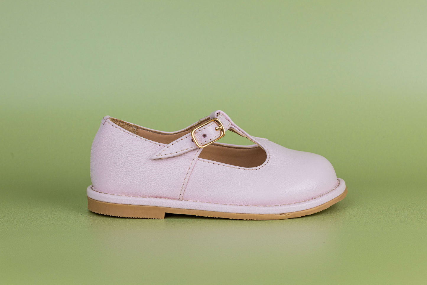 Sapato Infantil Ananás George Couro Rosa Bebê