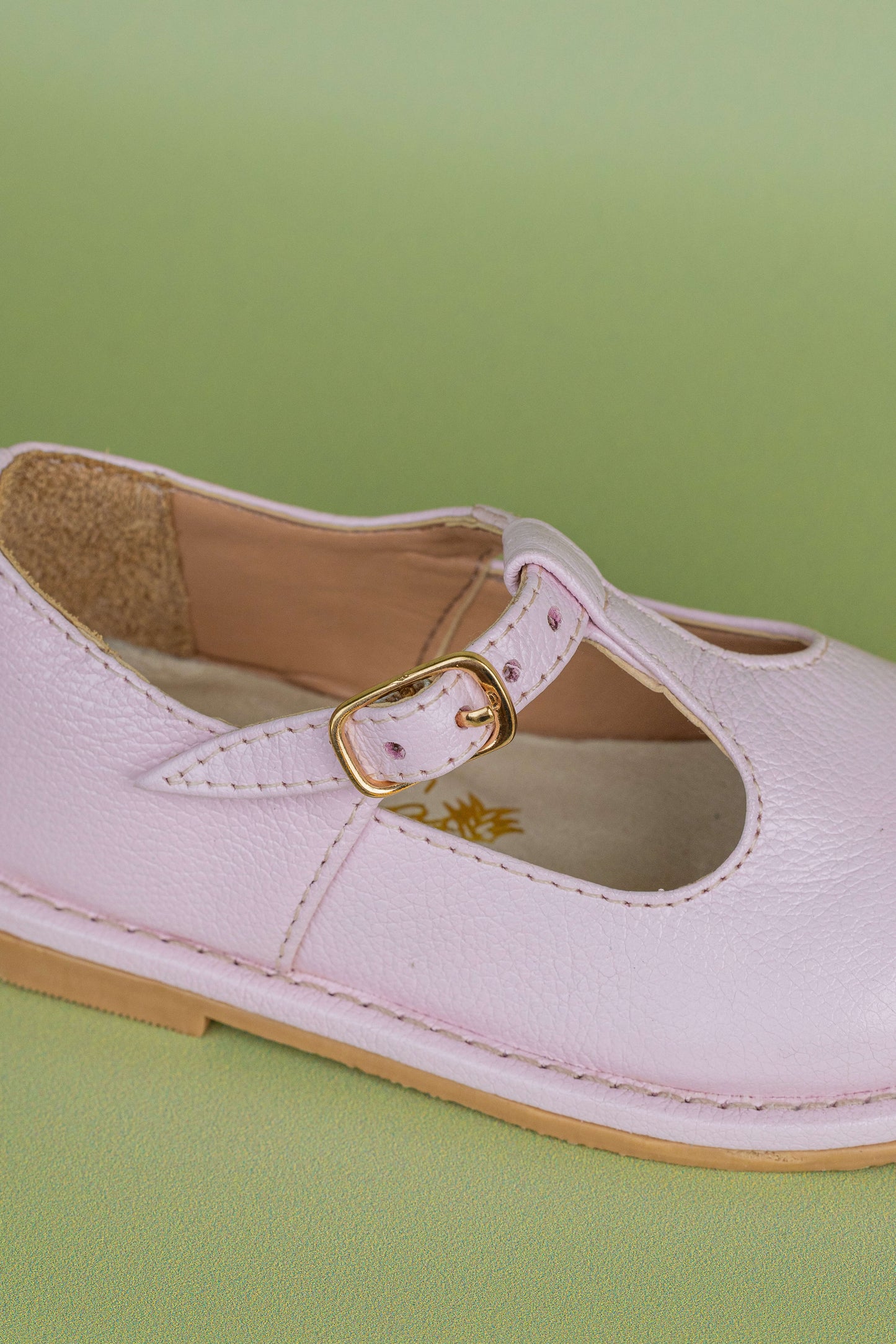 Sapato Infantil Ananás George Couro Rosa Bebê