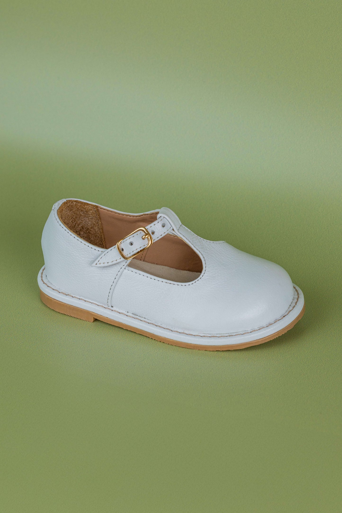 Sapato Infantil Ananás George Couro Branco