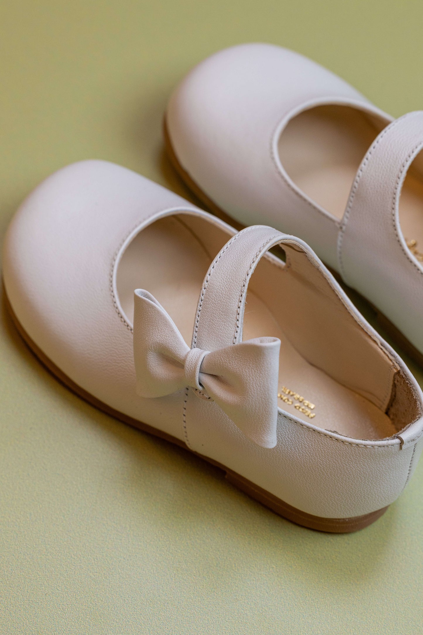 Sapato Infantil Ananás Jess Couro Branco