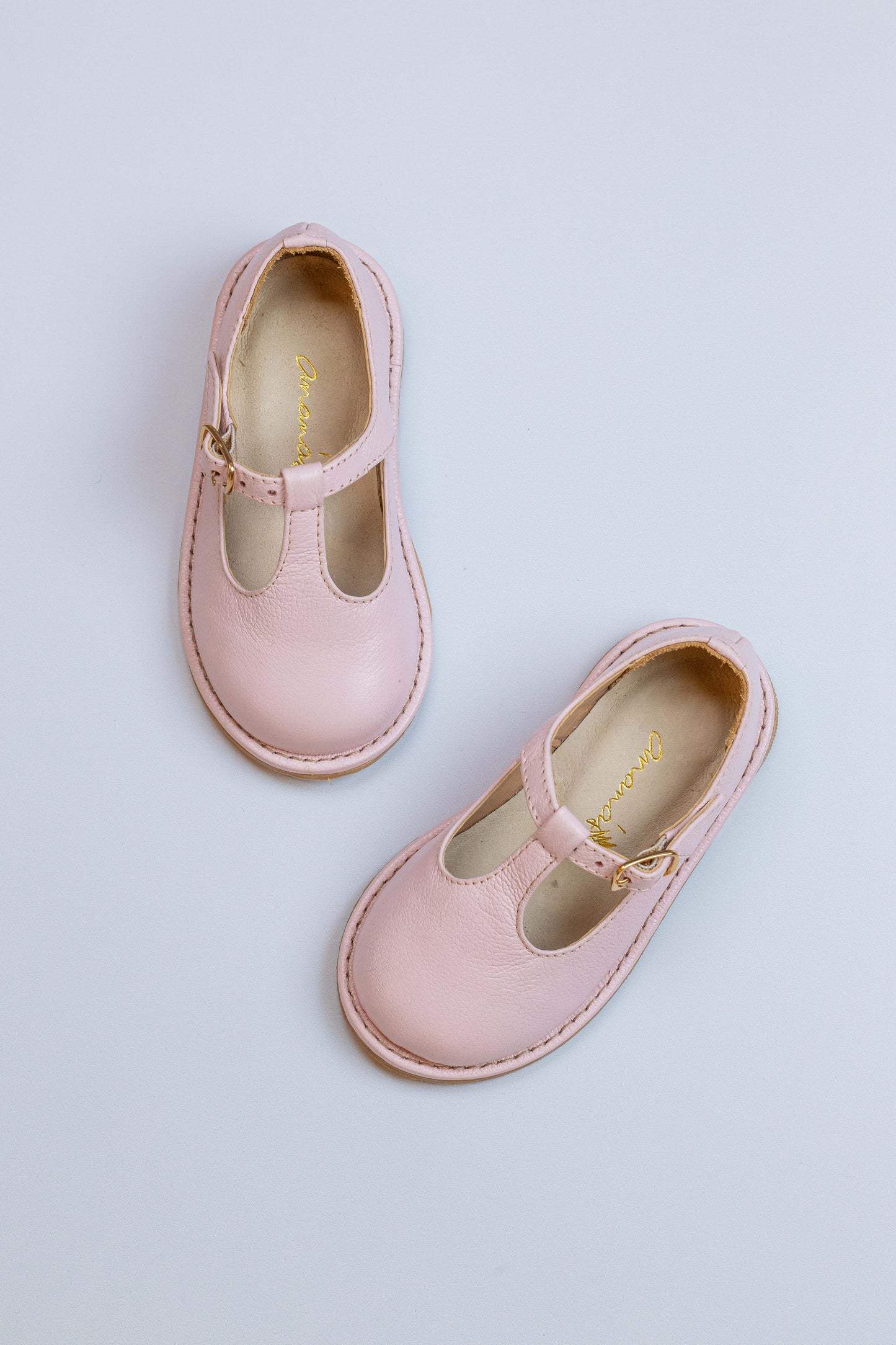 Sapato Infantil Ananás George Couro Rosa Bebê