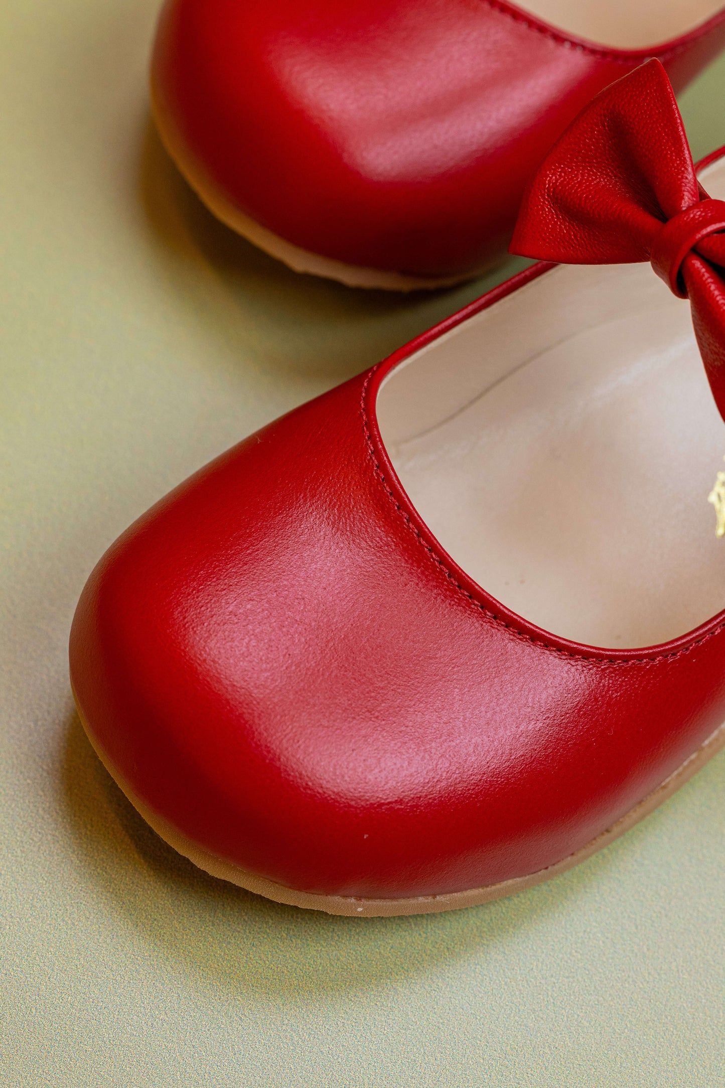 Sapato Infantil Ananás Beth Couro Vermelho