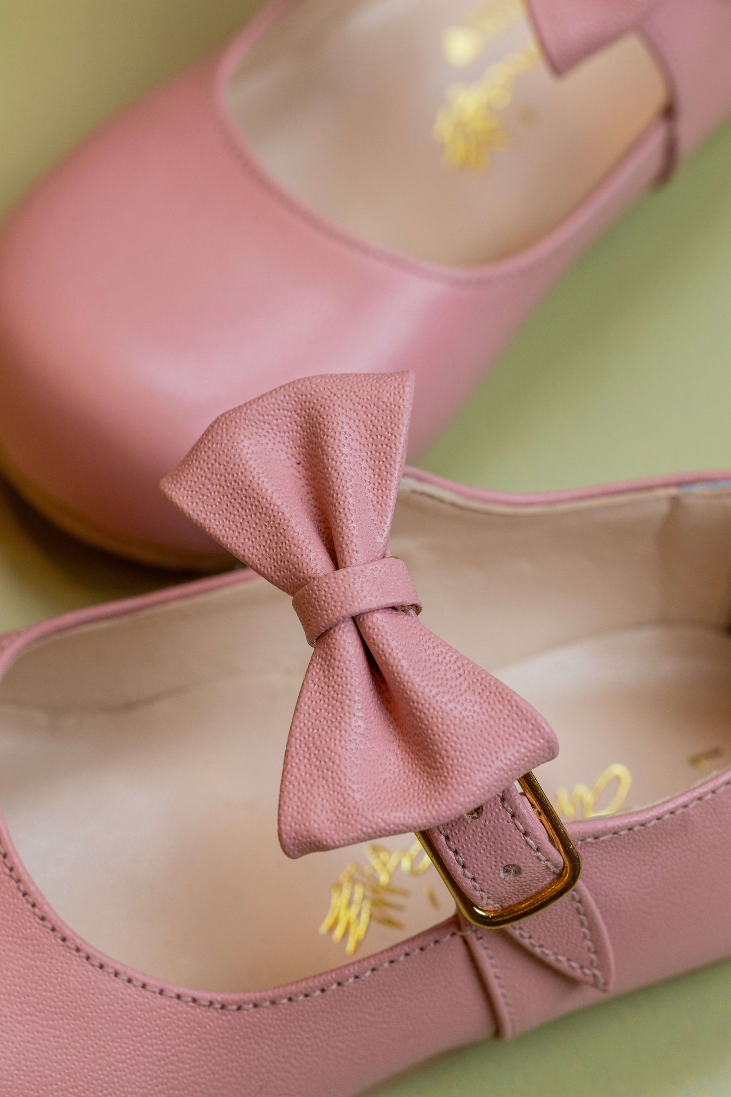 Sapato Infantil Ananás Beth Couro Rosa Bebê