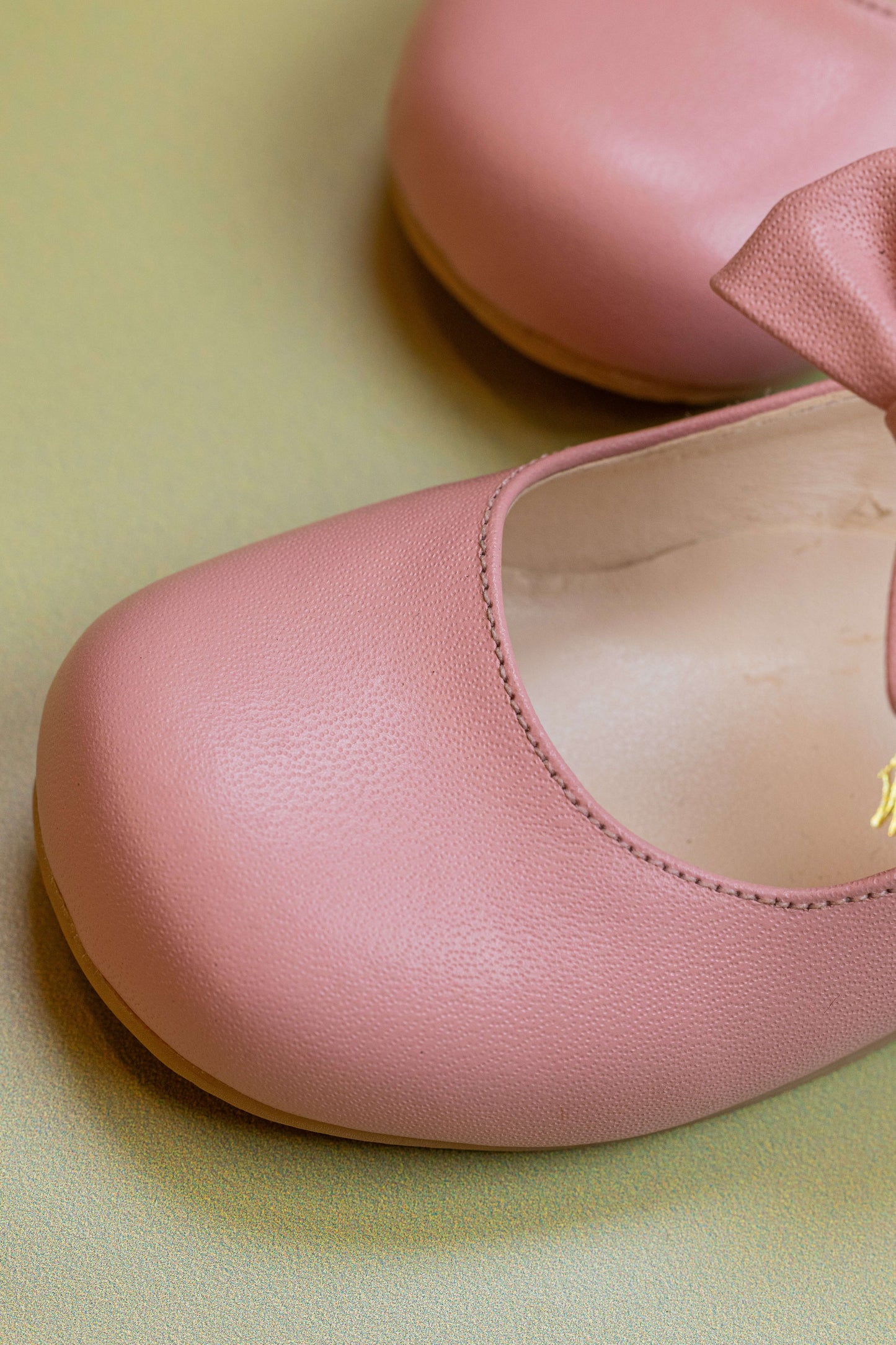 Sapato Infantil Ananás Beth Couro Rosa Bebê