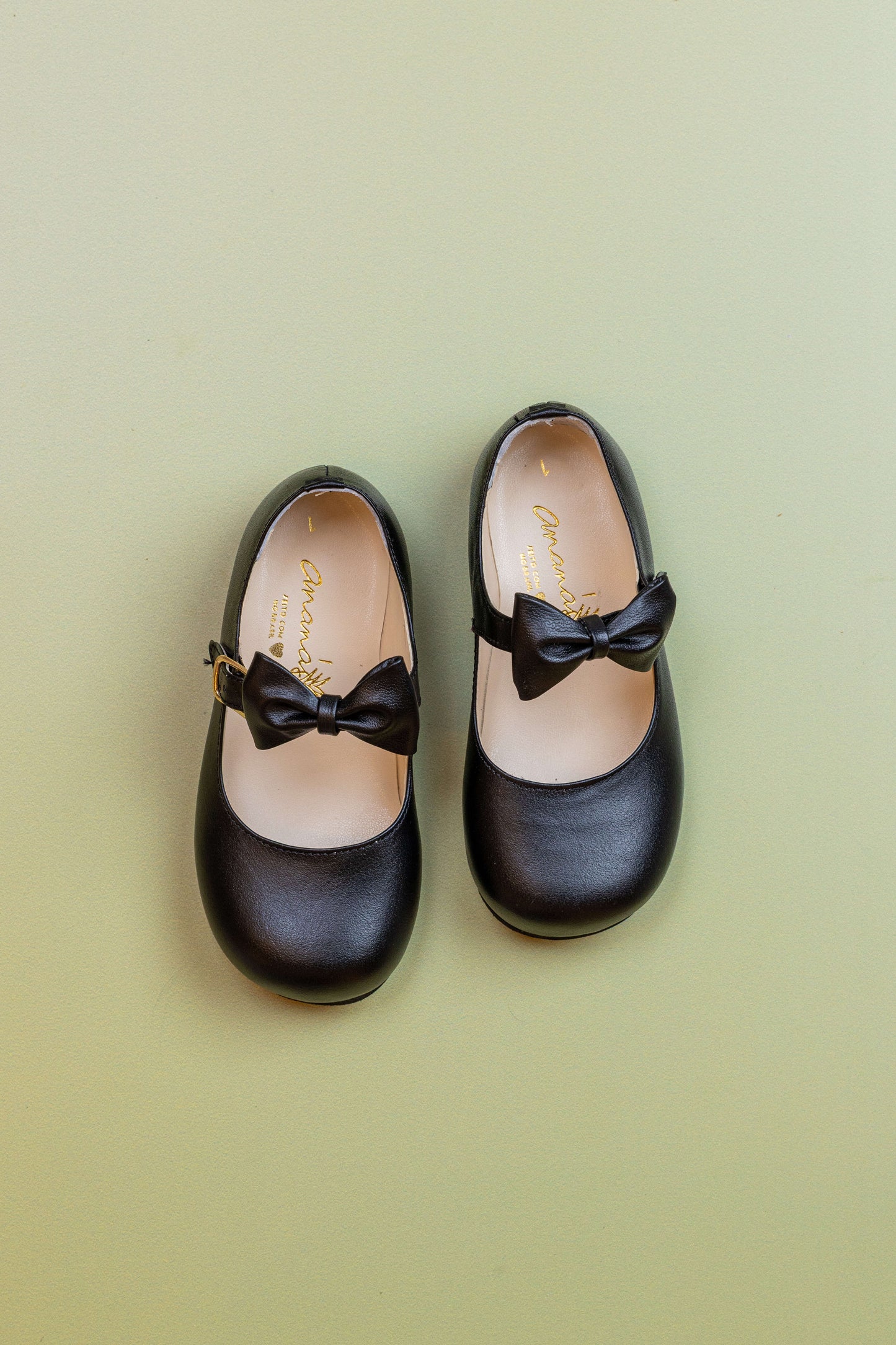 Sapato Infantil Ananás Beth Couro Preto