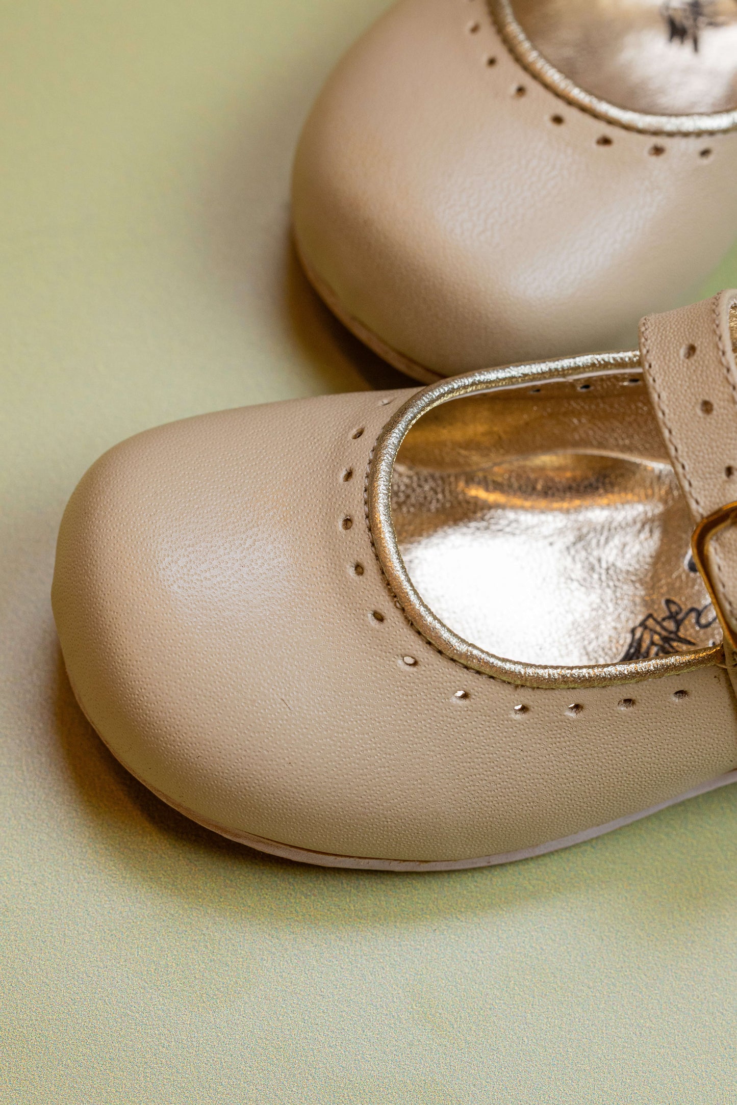 Sapato Infantil Ananás Mary Jane Couro Marfim