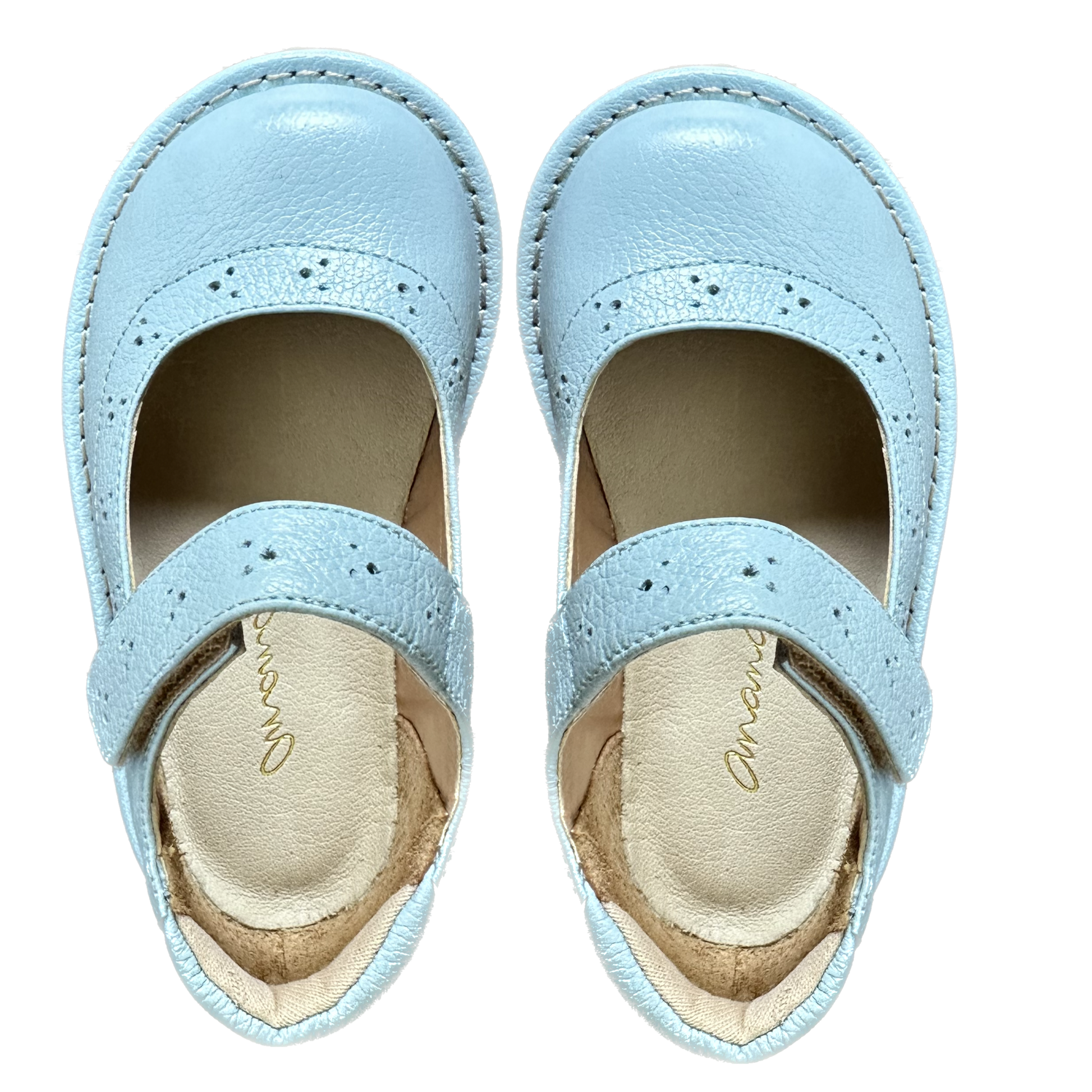 Blue couro best sale sapato infantil