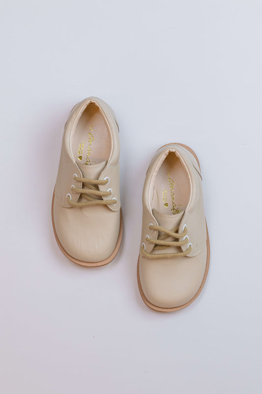 Sapato Infantil Ananás Brogue John Marfim