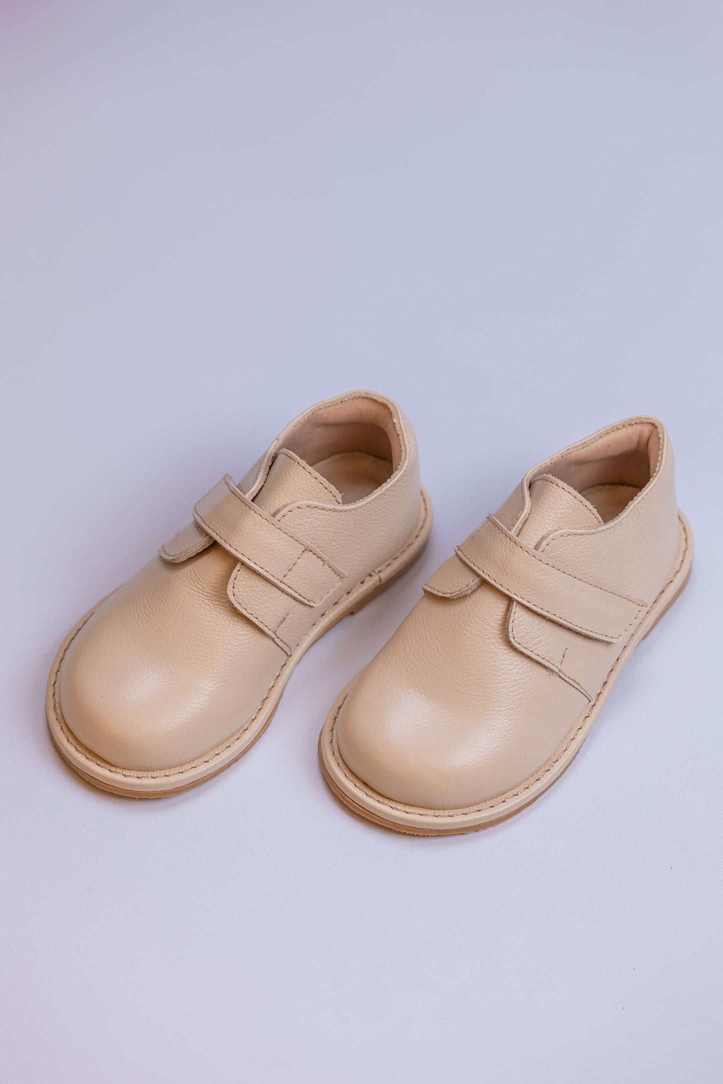 Sapato Infantil Ananás Greg Couro Marfim