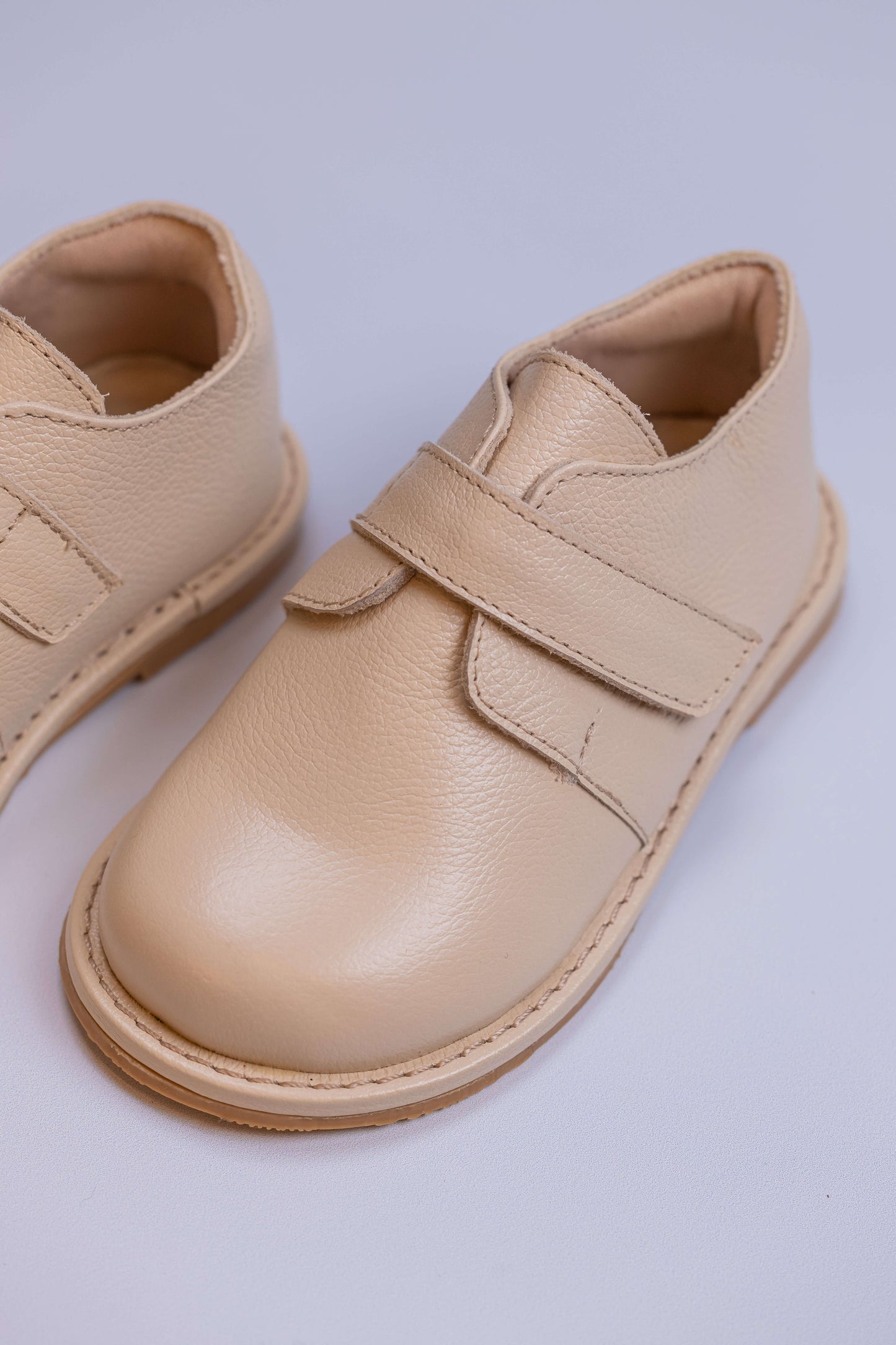 Sapato Infantil Ananás Greg Couro Marfim
