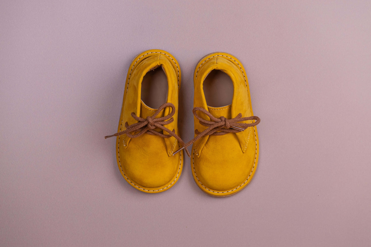 Bota Infantil Ananás Ollie Sued Amarelo Mostarda