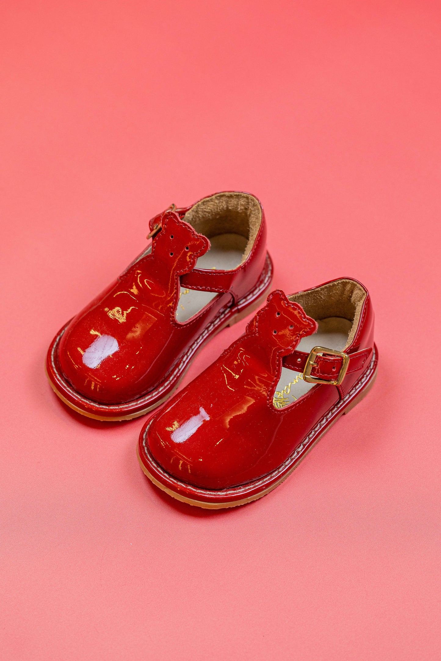 Sapato Infantil Ananás Marco Verniz Vermelho