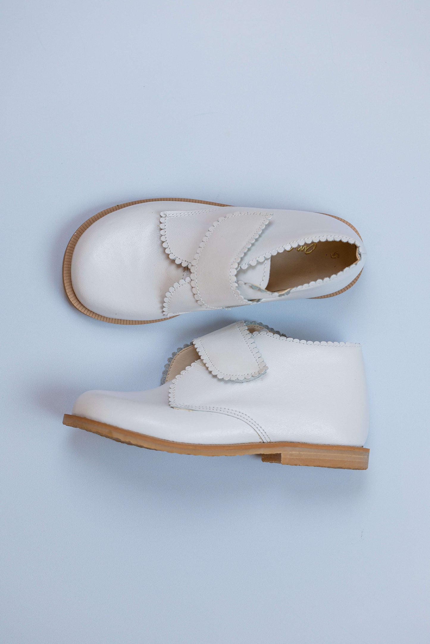 Bota Infantil Ananás Charlotte Couro Branco