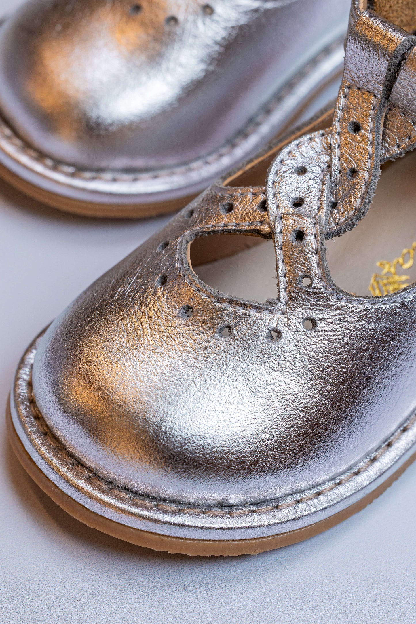 Sapato Infantil Ananás Juliet Metalizado Prata