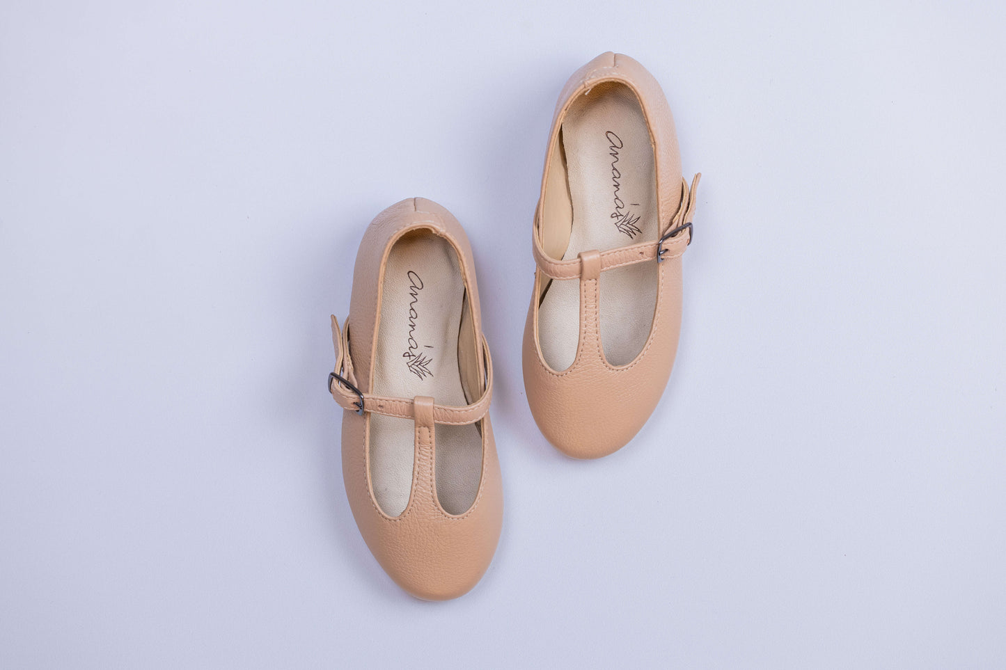 Sapatilha Infantil Ananás Boneca Olivia Couro Rose