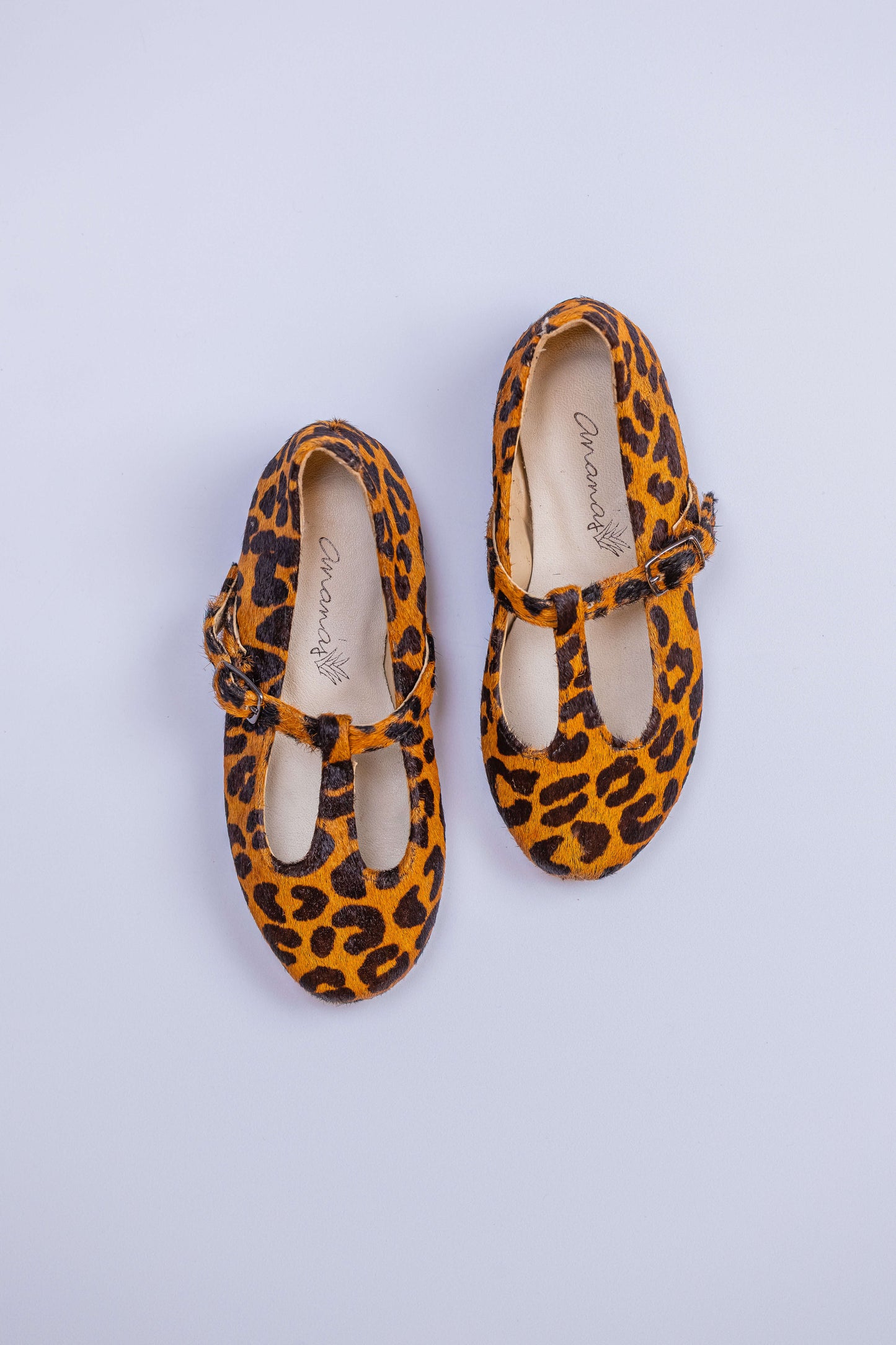 Sapatilha Infantil Ananás Boneca Olivia Couro Oncinha