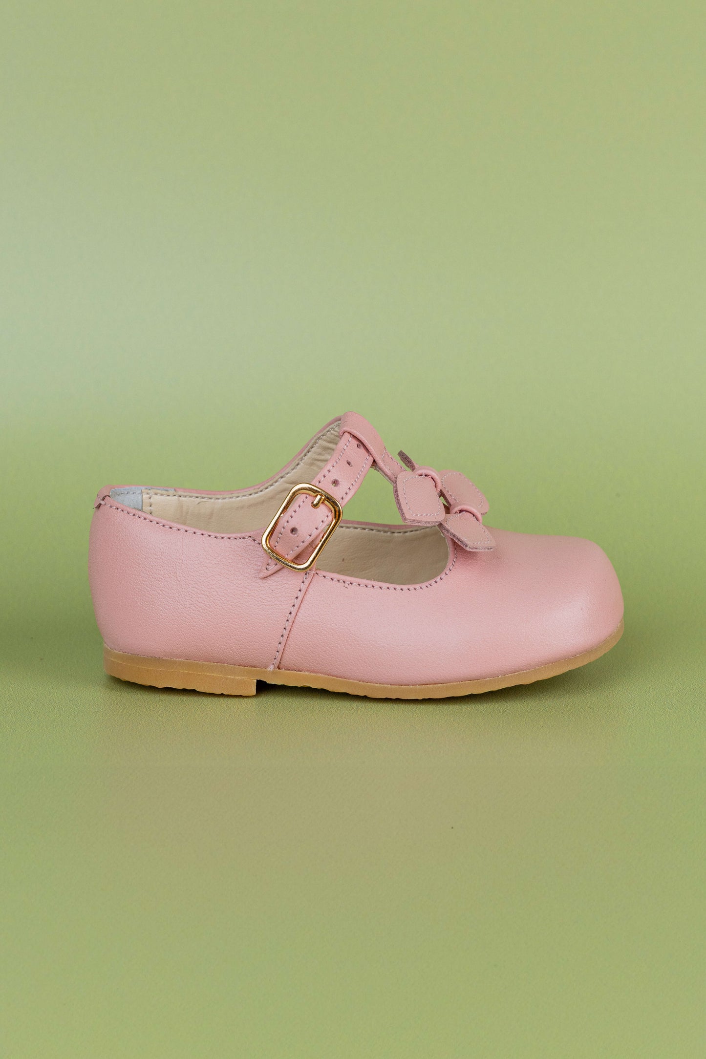 Sapato Infantil Ananás Sylvie Couro Rosa Bebê