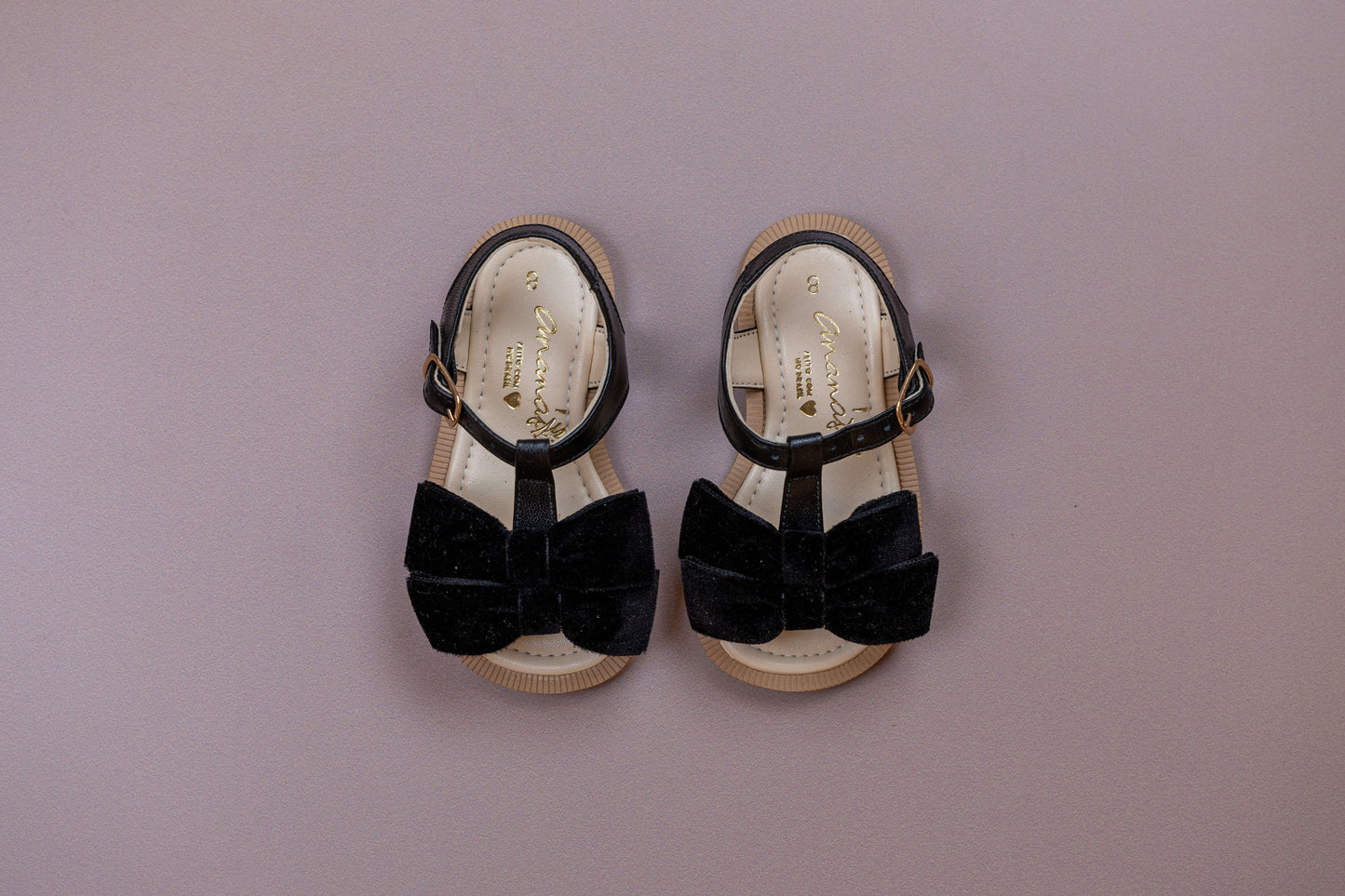 Sandália Infantil Ananás Vera Couro Preto