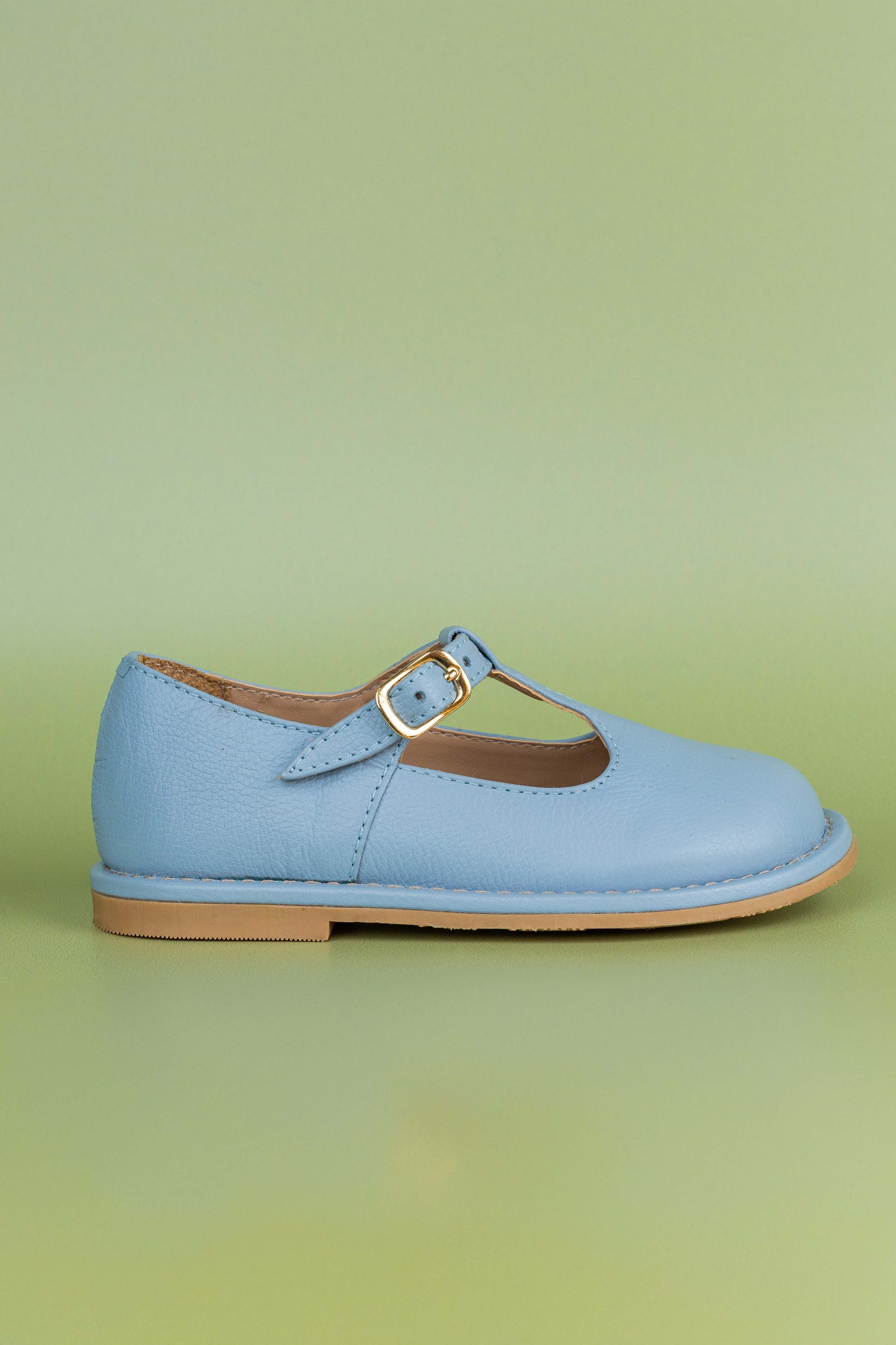 Sapato Infantil Ananás George Couro Azul Bebê