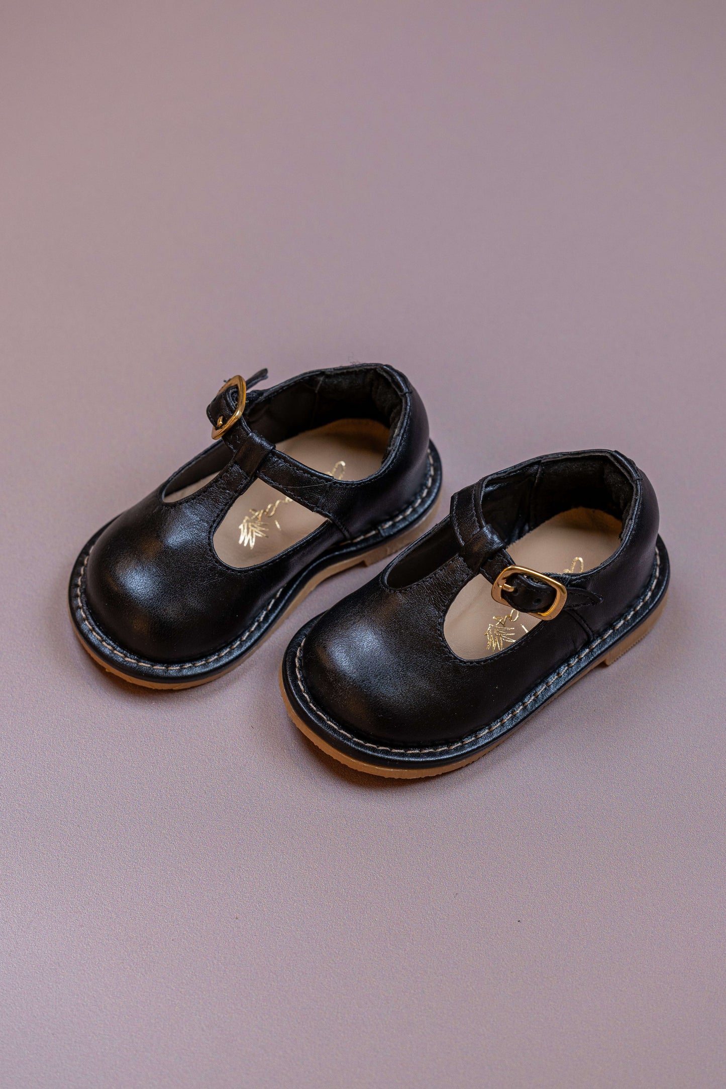 Sapato Infantil Ananás George Couro Preto