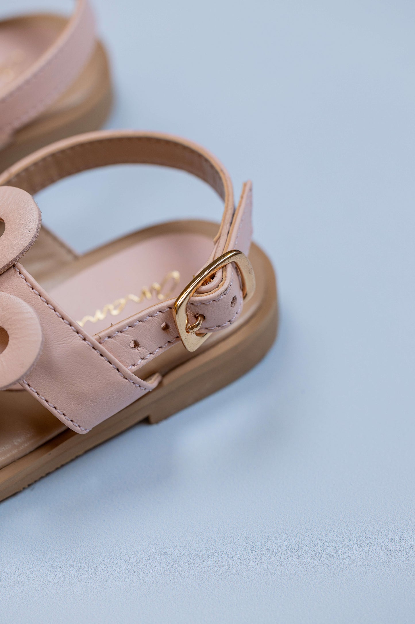 Sandália Infantil Ananás Lavie Couro Rosa Ballet