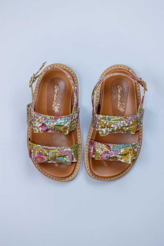 Papete Infantil Ananás Fleur Tecido Floral Rosa