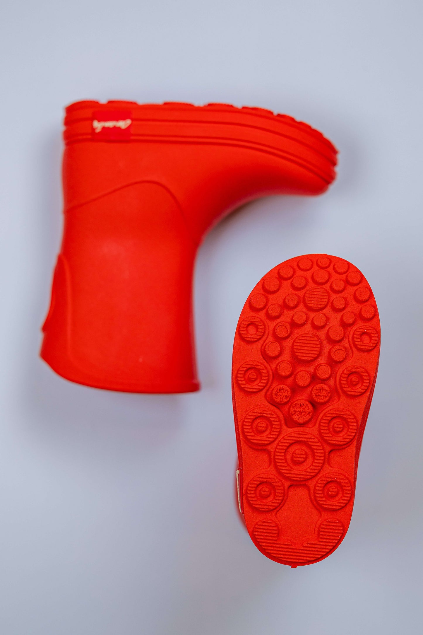 Galocha Infantil Ananás Puddle Borracha Vermelha