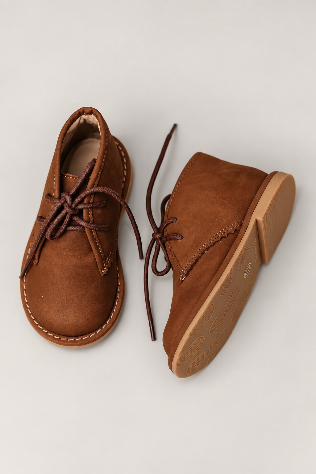 Bota Infantil Ananás Ollie Sued Caramelo