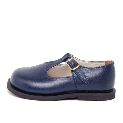 Sapato hot sale couro infantil