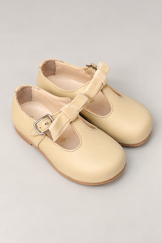 Sapato Infantil Ananas Clementine Couro Off White